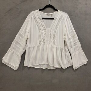 Cato Peasant Top Blouse Womens Size18/20W Cottage Core Boho Peasant Hippie